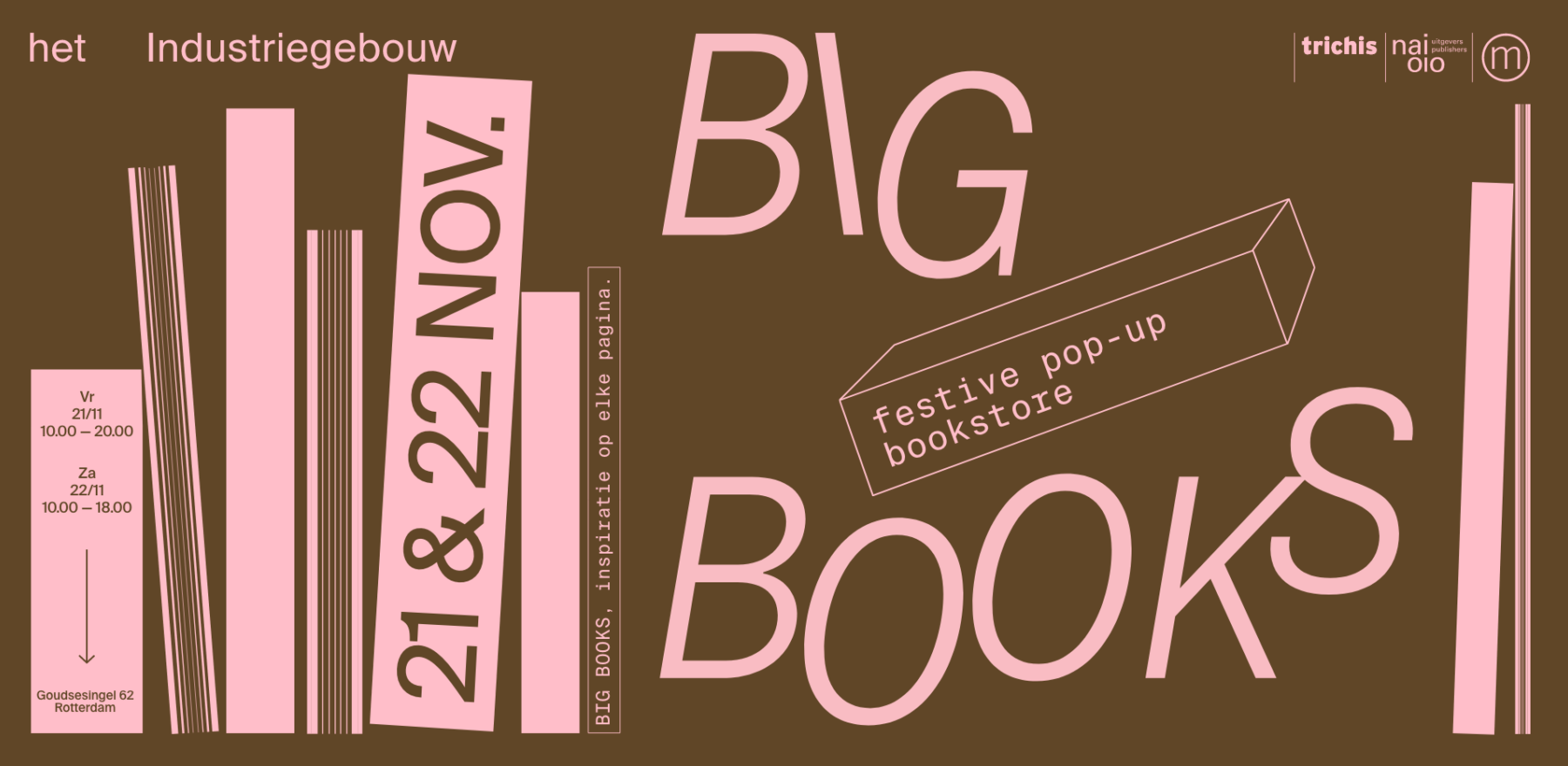BIG BOOKS! Een feestelijke pop-up store voor alle boekenliefhebbers